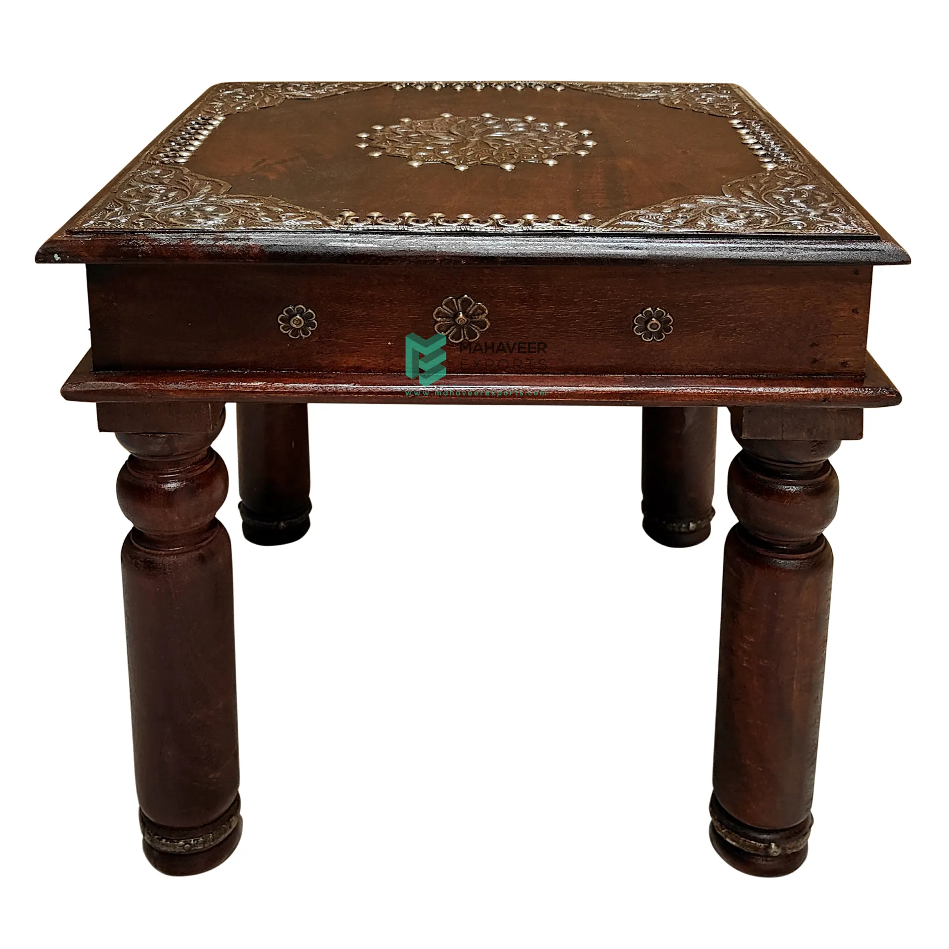 Tavolino da caffè con angoli in ferro in legno più venduto mobili finemente fatti a mano per soggiorno/salotto/sala e ingresso