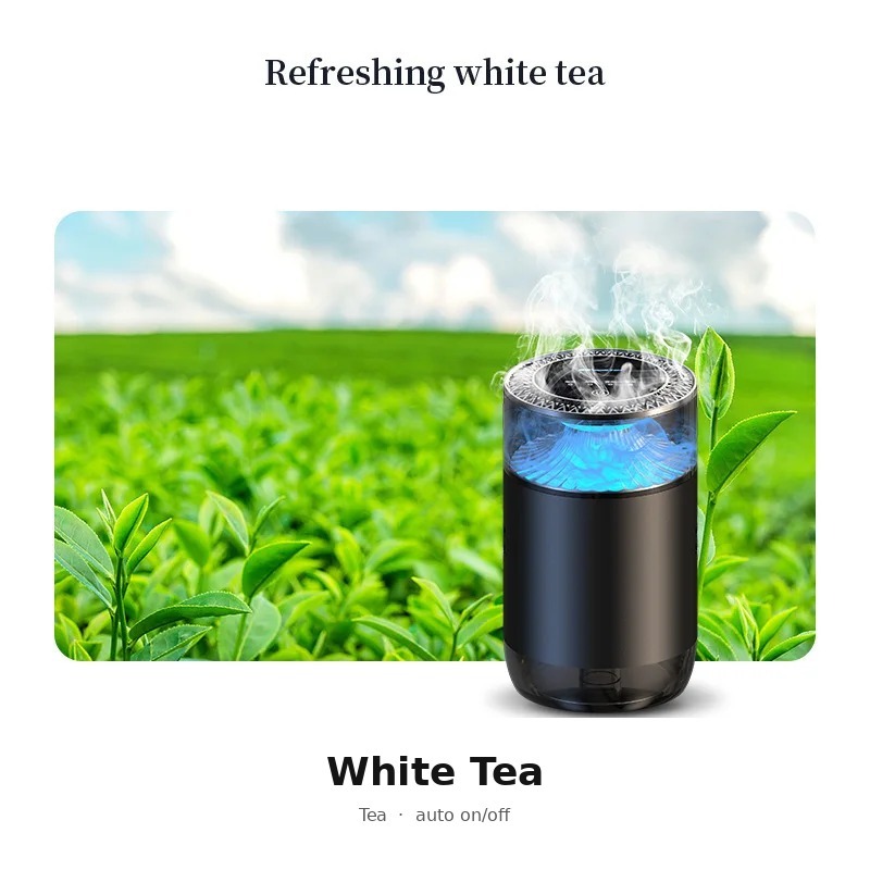 P51-qingfeng white tea mist diffuser, 4 modes, auto on/off with