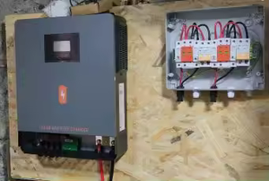 Inversor híbrido solar PowMr de 10,2 kW, entrada fotovoltaica dual y salida de CA dual, inversor solar de onda sinusoidal pura de 48V CC a 220V/230V/240V CA