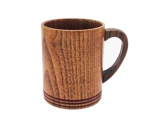 UNIQUE WOOD VIKING DRINKING TUMPER MUG手作り無垢材ハンドルウッドカップコーヒーティー用ミルクキャンプ用クリスマス