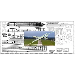 โดรนรีปเปอร์โมเดล RC MQ-9ชุดสั้นตัดด้วยเลเซอร์รีโมทคอนโทรล2.4G ของเล่นการบินพร้อมกล้อง1080p ที่ทำจาก EPP - Product Image 1