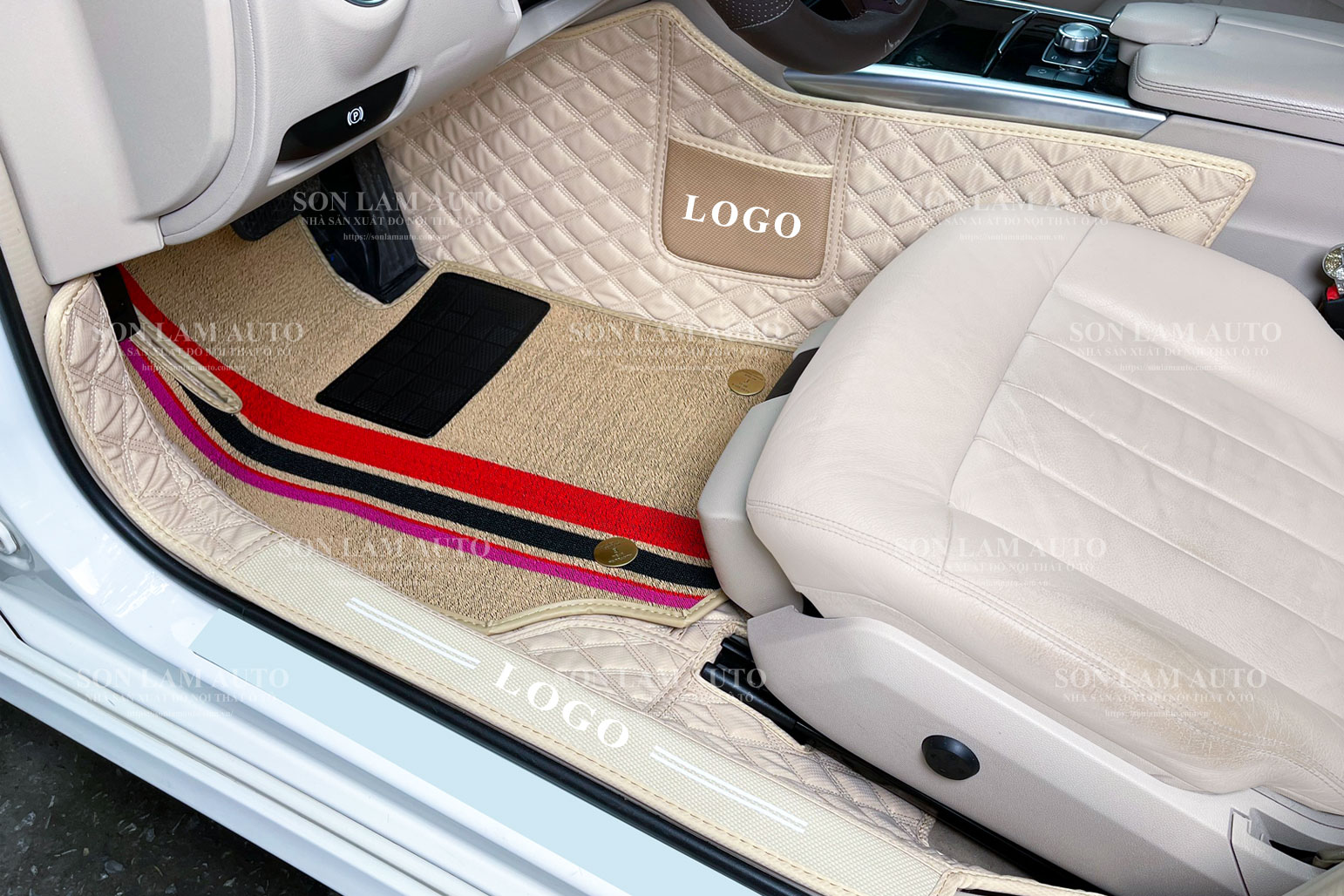 Cream Nano Carbon & Cream Thread & Striped Anti-fouling Layer