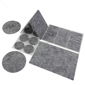 Tùy chỉnh màu đen xám die-cut cảm thấy pad tự dính đồ nội thất bảo vệ với hai mặt Acrylic đồ nội thất cảm thấy miếng đệm - Product Image 6