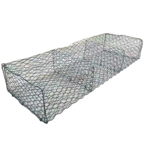 Commercio all'ingrosso della fabbrica controllo delle inondazioni gestione del fiume filo di ferro zincato rete di fiori intrecciati rete di gabbioni di gabbione Galfan - Product Image 1