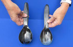 Decent <strong>Shape</strong> Natural Buffalo <strong>Horn</strong> Flatware Spoon for Coffee Tea scoop <strong>Horn</strong> Spoon Set Kitchenware Utensils Dinnerware <strong>Horn</strong> Spoons - Product Image 3