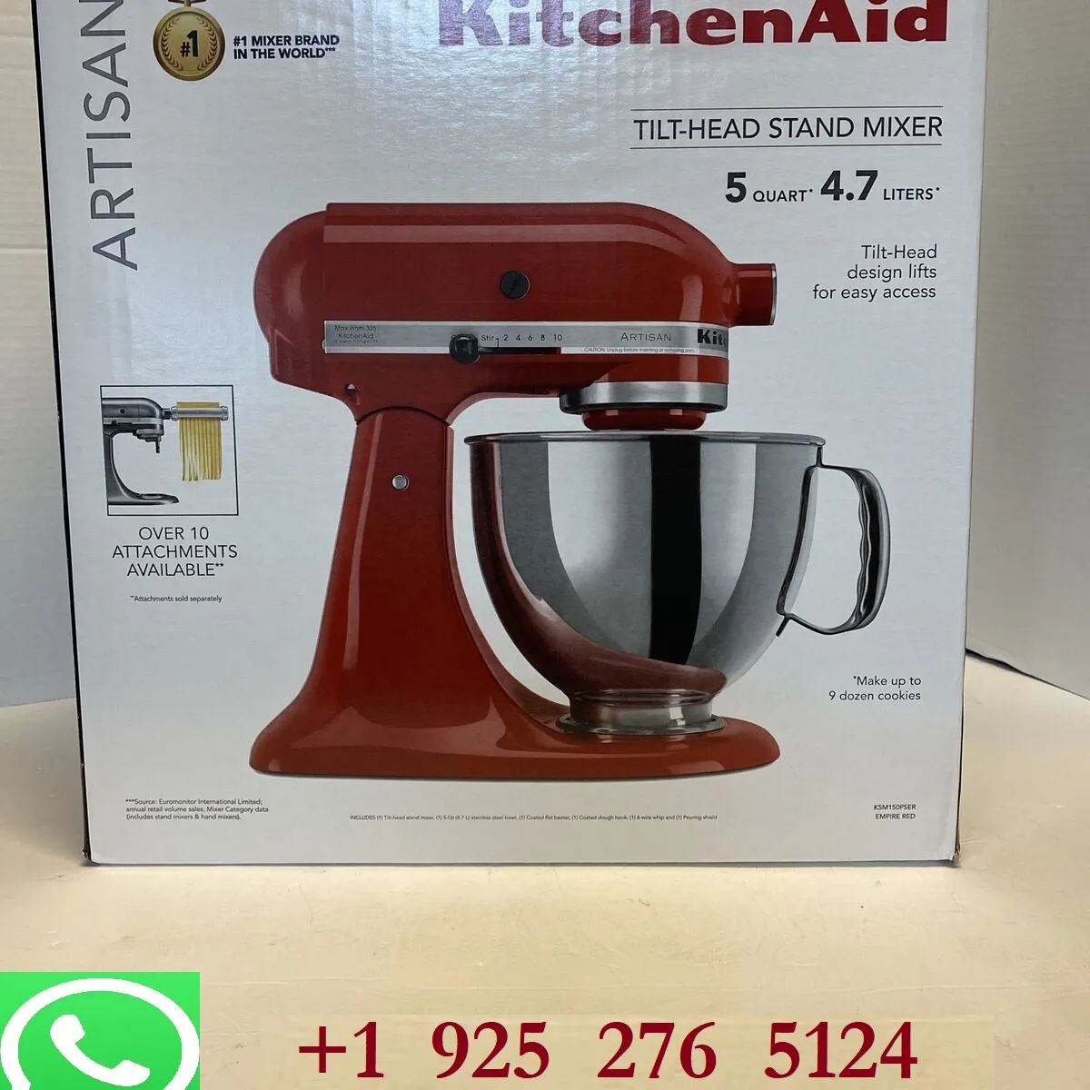Voller Lagerbestand jetzt erhältlich Batidora Artisan De Kitchen aid Food Mixer NAGELNEU