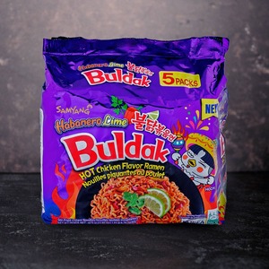 Samyangg buldak ไก่ร้อน Habanero LIME Ramen (ฮาลาล) 135กรัม X 5ชิ้น X 8แพ็ค - Product Image 1