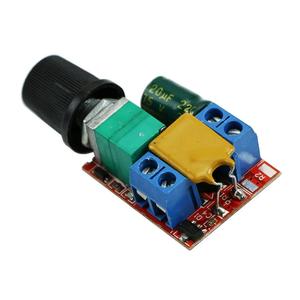 Mini DC Motor PWM hız kontrol modülü 3V 6V 12V 24V 35VDC 90W 5A DC Motor hız regülatörü kontrol anahtarı LED Dimmer - Product Image 3