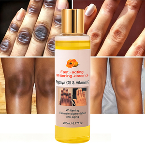 Oem nhãn hiệu riêng đu đủ dầu Vitamin C Vitamin E Knuckle làm trắng giữ ẩm Dark Spot loại bỏ huyết thanh dầu - Product Image 1