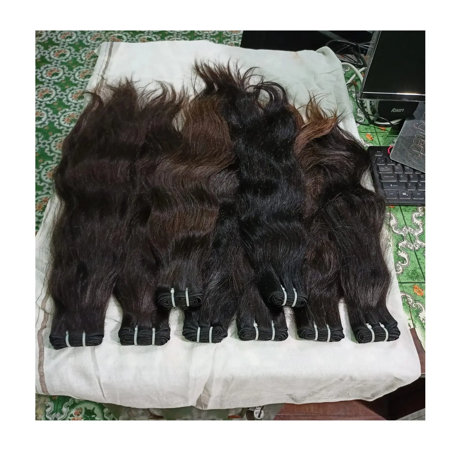 100% Human Raw Cambodian Hair Bundles Vendor Wholesale Raw Cuticle Aligned Hair 15A Indian Cuticle Aligned Raw genius weft