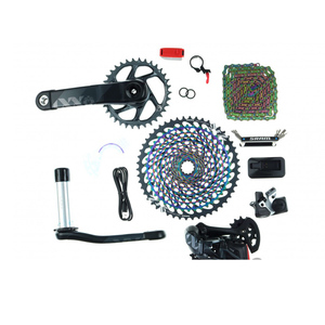 For SRAM XX1 Eagle 1X12 <strong>Speed</strong> Bicycle Derailleur <strong>Groupset</strong> with 34T DUB Boosts and 170mm Wireless Electronic 170mm - Product Image 1