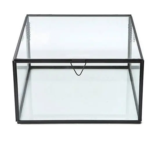 Joyero de decoración para el hogar, caja de cristal hecha a mano de calidad súper fina, precio bajo, artículos de mesa, joyero de cristal decorativo al precio más bajo