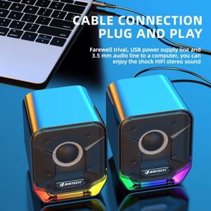 Wholesale Stereo Professional Multimedia Speakers V4.1 Portable Sound <strong>System</strong> Music Speaker Box for <strong>Computer</strong> - Product Image 4