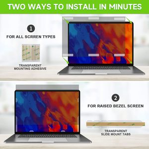 14 inch chống Peep chống chói máy tính xách tay 2 cách máy tính xách tay 3M Bộ lọc màn hình riêng tư ánh sáng màu xanh bảo vệ phim bảo vệ màn hình bảo vệ - Product Image 3