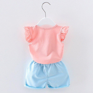 高品質<span class=keywords><strong>2</strong></span>個幼児キッズガールサマーセットかわいいビッグアイパターンTシャツショーツカスタムメイドパキスタン分。<span class=keywords><strong>2</strong></span>個注文