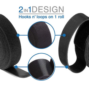 Customized Factory Wire Management Back to Back <strong>Hook</strong> and <strong>Loop</strong> <strong>Strap</strong>
