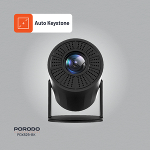جهاز عرض الألعاب Porodo 4K <span class=keywords><strong>Android</strong></span> 11 5G اتصال مع تحكم Keystone و Gamepad التلقائي - Product Image 2