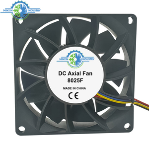 80x80x25 12Volt Low Noise DC Axial Fan 80mm Silent Brushless Computer Cooling Fan for Small Camper Refrigerator Camera Server