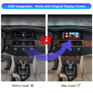 CCC 1 2 3 4 5 6 7 X1 X3 X5 MINI kablosuz Carplay adaptörü multimedya Video arayüzü Android oto 2003 - 2008 BMW arabalar için - Product Image 2