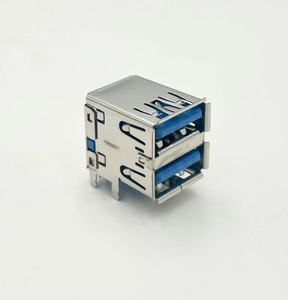 用于充电连接器的USB 3.1 a型双口直角插座 - Product Image 2