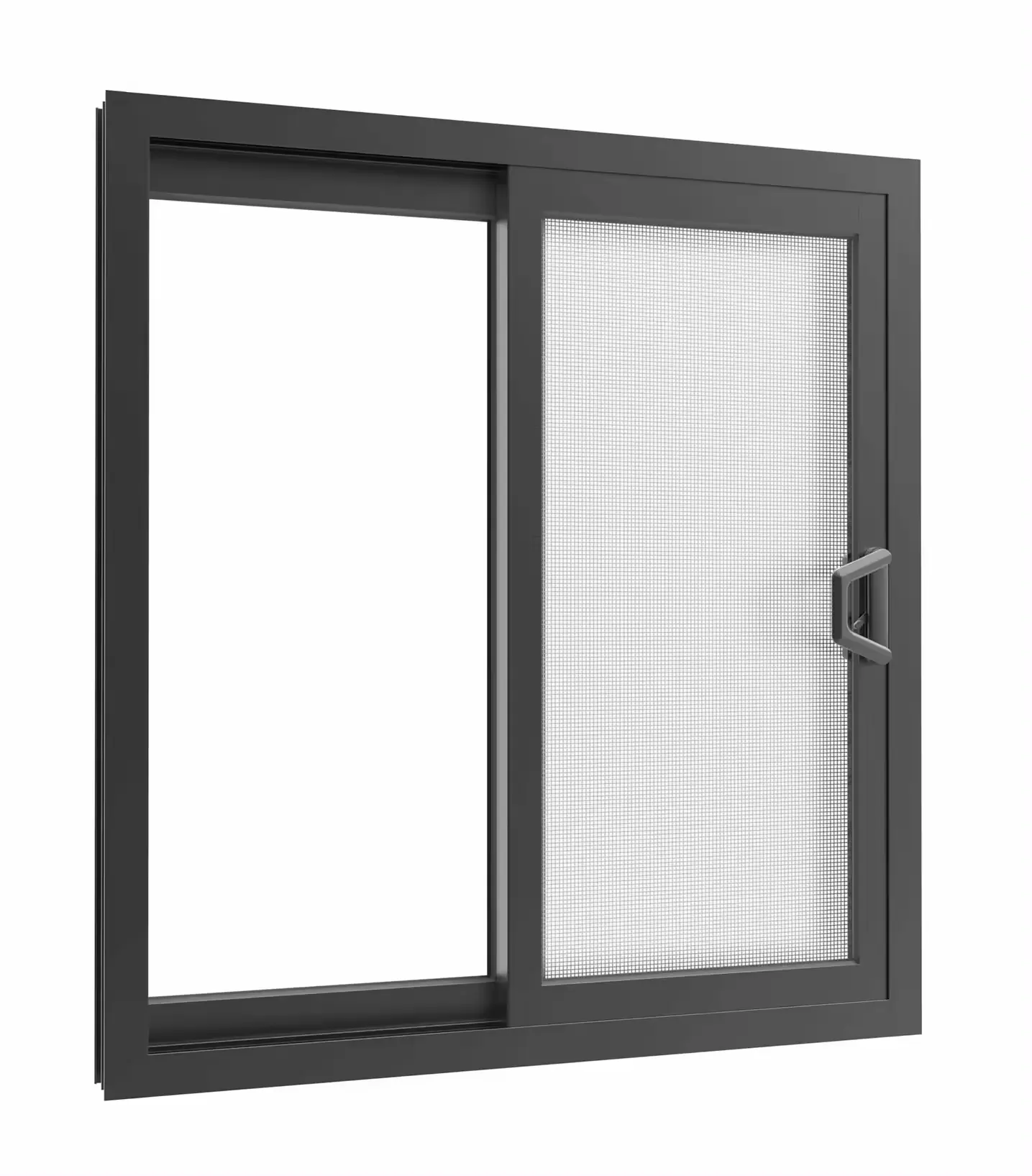 Design moderno su misura finestre scorrevoli sistema di vetro doppio impatto uragano ascensore in alluminio e porta scorrevole