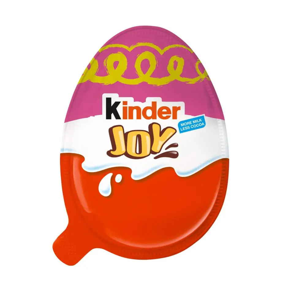 A mais popular embalagem de moldagem termoplástica PET PP de qualidade alimentar para crianças, casca de ovo engraçado para KINDER JOY