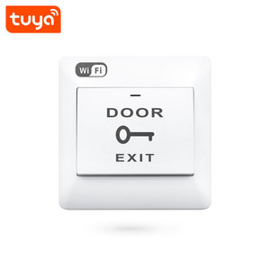 2023 Hot Tuya Smart APP Remote Control WiFi Door Exit <strong>Button</strong> <strong>Wireless</strong> Release <strong>Push</strong> Switch for Access Control <strong>System</strong> PST-WHMJ01 - Product Image 1