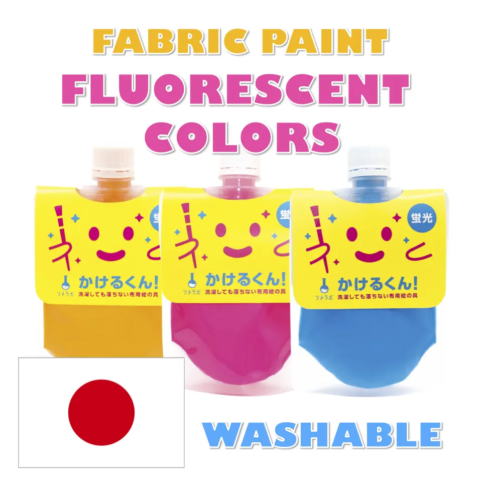 Fabric paint liquid permanent tye dye fabric dye for drawing paint for kids