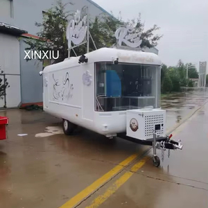 Пищевой грузовик прицеп мобильный кухонный хот-дог мороженое бургер пищевая диаграмма продаж полный набор оборудования - Product Image 1