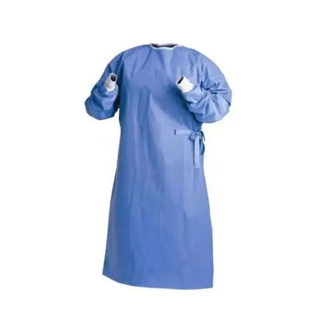 Personalizado Alta Qualidade Vestido Cirúrgico Vestidos De Hospital Descartável Vestido De Isolamento Descartável Bonito Preço Exportação Fábrica