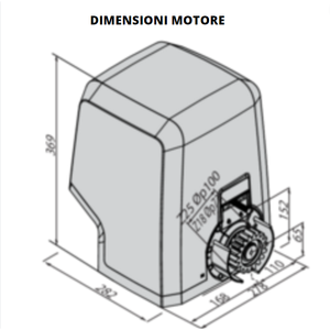 Cho <span class=keywords><strong>bft</strong></span> icaro siêu AC A2000 trượt cổng nhà khai thác 230 Volts động cơ - Product Image 2