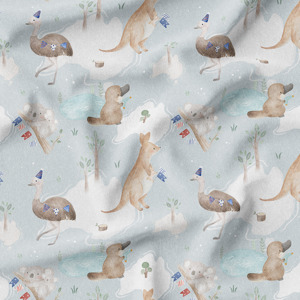 Tùy chỉnh in kỹ thuật số vải không thấm nước không có moq mẫu miễn phí - Product Image 4