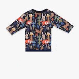เสื้อยืดโปโลพิมพ์ลายแขนยาวอัจฉริยะสำหรับเด็กผู้ชายเสื้อยืดฤดูร้อนอัดแน่นใส่ได้ทั้งวัน - Product Image 1