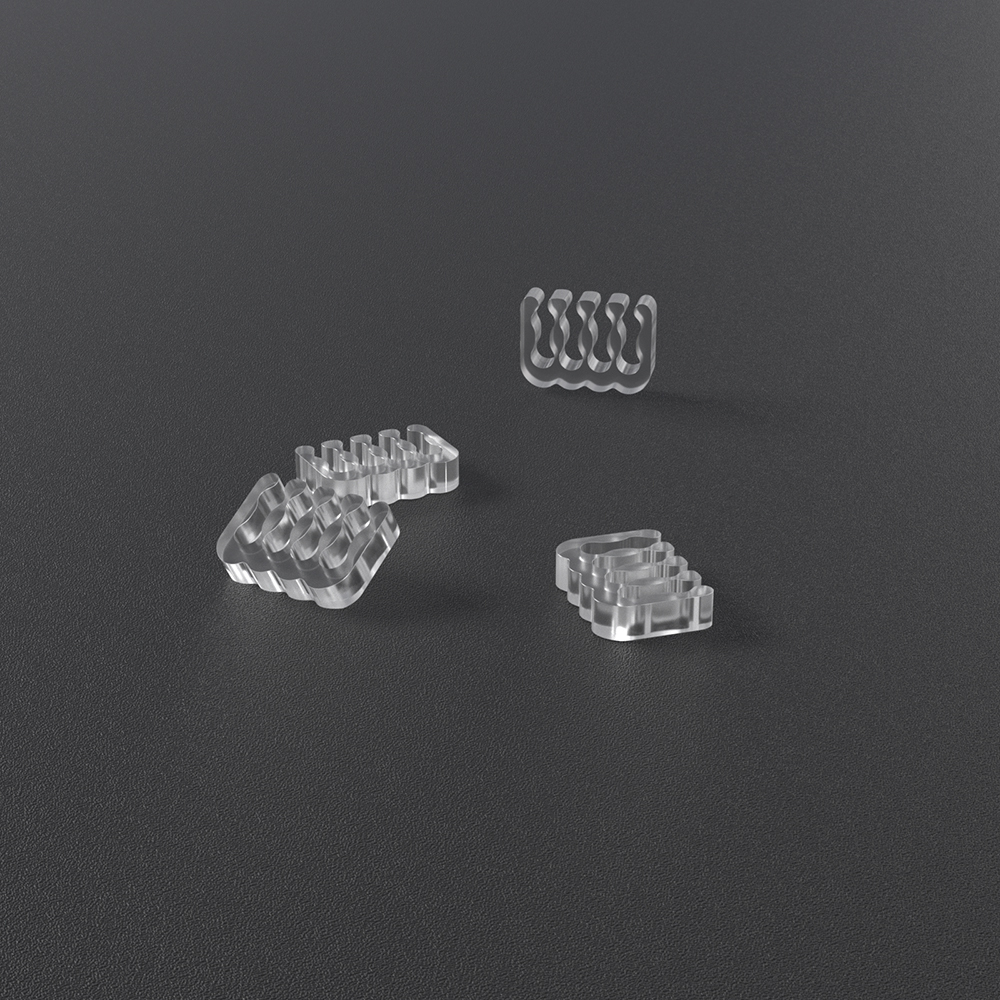 Transparent 8 broches