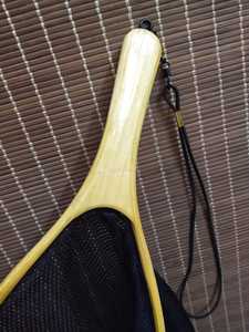 Outdoor Fliegen fischen Kescher Forellen netz Holzrahmen mit Gummi netz Hand Cast <span class=keywords><strong>Net</strong></span> Thor Landing Fischernetz Dip Forelle