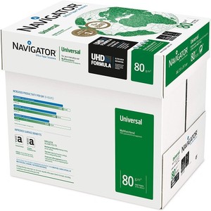 Navigator evrensel A4 kağit kutu 5 Reams çok fonksiyonlu yazıcı kağıdı (5x500 sayfa) 80gsm 75gsm 70gsm - Product Image 1