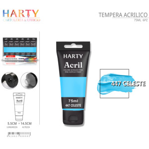 アクリル絵の具スカイブルー75ML 447テンペラアフリカCELESTE 75ML