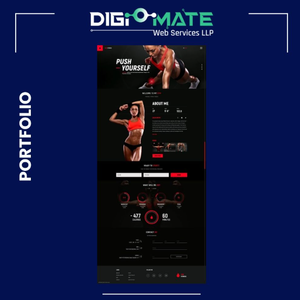 Custom Design Creative <strong>Website</strong> Design for Fitness Trainers Make <strong>a</strong> Lasting Impression Build Social Media App from India - Product Image 4
