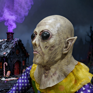 Tùy chỉnh Halloween kinh dị cosplay mặt nạ thực tế ông già với hiệu suất hói đạo cụ Khủng Bố Phong Cách chú hề mặt nạ - Product Image 3