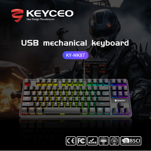 OEM Mechanical <strong>Keyboard</strong> Mini 88 <strong>Keys</strong> Switch RGB Mechanical Office Gaming <strong>Keyboard</strong> Support Customization - Product Image 2