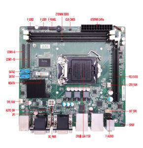2024 scheda madre ELSKY per l 4 ° Gen.Haswell piattaforma LGA1150 Socket,Core I3/i5/i7 processore 2 * DDR3 canali di memoria Max.16GB RAM - Product Image 6