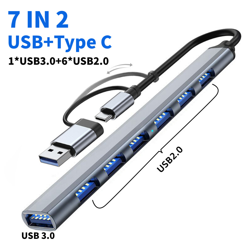 7 ใน 2 USB