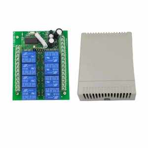 433MHz Fernbedienung schalter 8Ch Relais modul Rf Wireless Remote Control Switch Empfänger Sender modul - Product Image 3