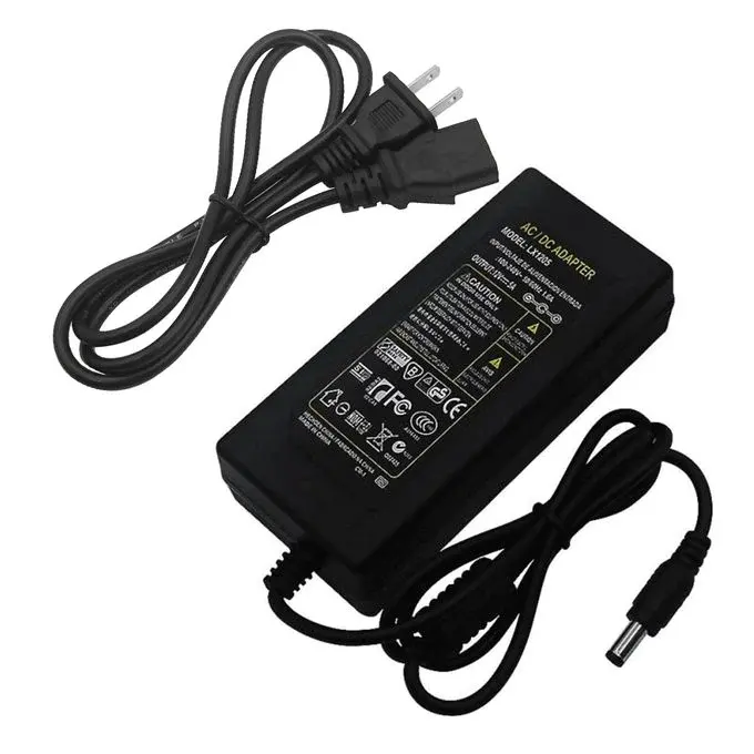 Adaptador de enchufe Universal para UE y EE. UU., CA de 220v-240v a 5 V, 12 V, 24v, fuente de alimentación de CC de 5 v, 12 v, 24v, 1a, 2a, 3a, 5a