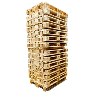 Mevcut stok fabrika indirim Euro palet ahşap palet EPAL paletler (yeni ve kullanılan EURO sertifikalı) stokta satılık - Product Image 6