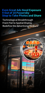 Mới Phát Hành 3D Ba Chiều Fan Quảng Cáo Biển Quảng Cáo Kỹ Thuật Số Biển Double Side Hiển Thị Cà Phê Dấu Hiệu Nhà Hàng Menu Dấu Hiệu Với Nắp - Product Image 3