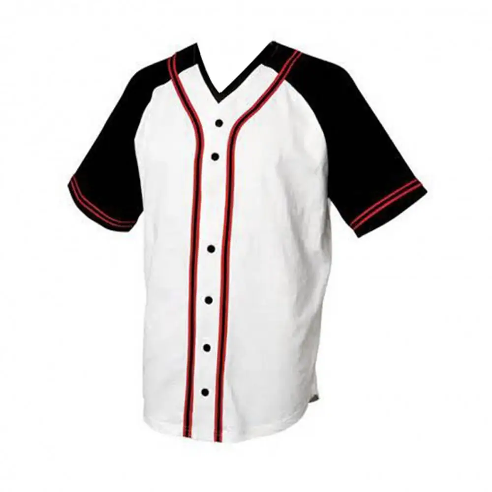 निजीकृत बेसबॉल वर्दी जर्सी पंत पतलून काले सफेद उच्च गुणवत्ता वाले कपड़े कस्टम डिजाइन गैर-Wrinkling खेल वर्दी