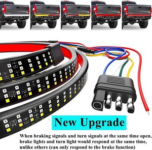 Kamyon RV vb için 432 Amber LED 3 satır 12V ile 60 inç LED bagaj kapağı ışık çubuğu. - Product Image 1