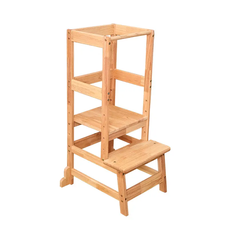 Kinderen Staande Toren Houten Opvouwbare Baby Houten Kruk Kinderen Leren Toren Keuken Helper Toren Toren