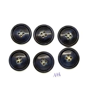100% natural New Arrival Round <strong>Shape</strong> Beige <strong>Horn</strong> 4-Hole Button for Mens Suit and Shirt Luxury <strong>Horn</strong> Button - Product Image 2
